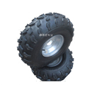 8寸真空越野托花轮胎带轮毂钢圈 小公牛沙滩车19X7 卡丁车配件 大