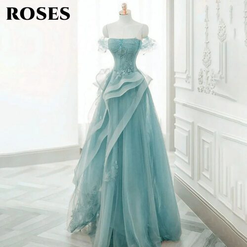 Women's One-Shoulder Long Evening Gown 2026 Summer