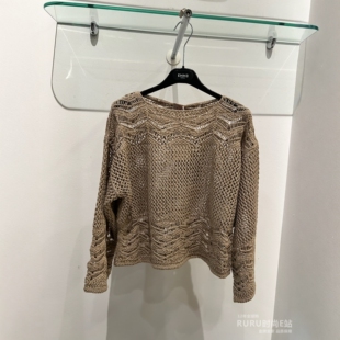 意大利正品代购Marella EMME 26春夏 EMMFILOVIA女休闲镂空针织衫