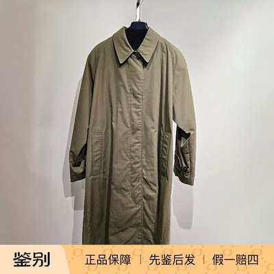 maxmara常规翻领长款通勤风衣