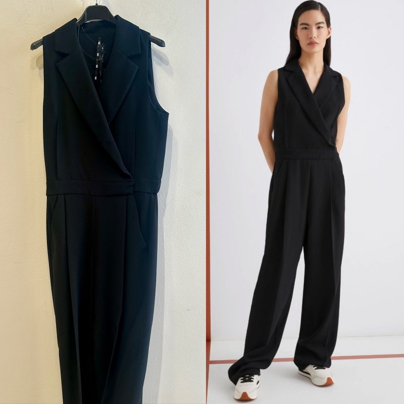 Marella收腰长裤直筒型连体衣