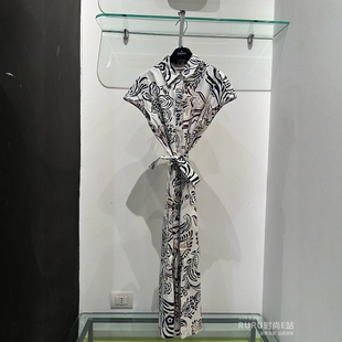 意大利正品代购Marella EMME 26春夏 EMMPANINO 女休闲印花连衣裙