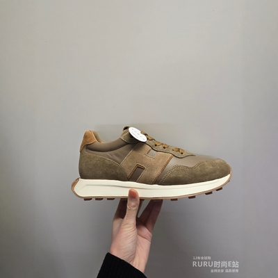HOGAN26春夏H601百搭麂皮休闲鞋