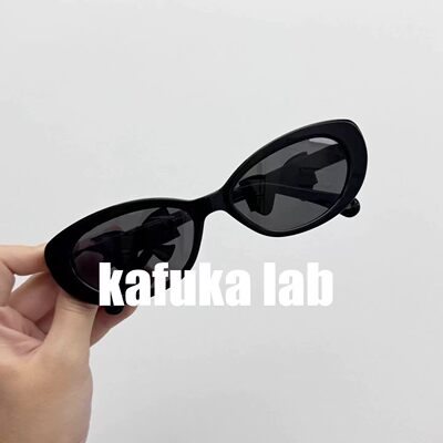 巨好看蝴蝶结猫眼高级感墨镜