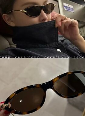 26FW猫眼绳结墨镜欧美太阳镜女