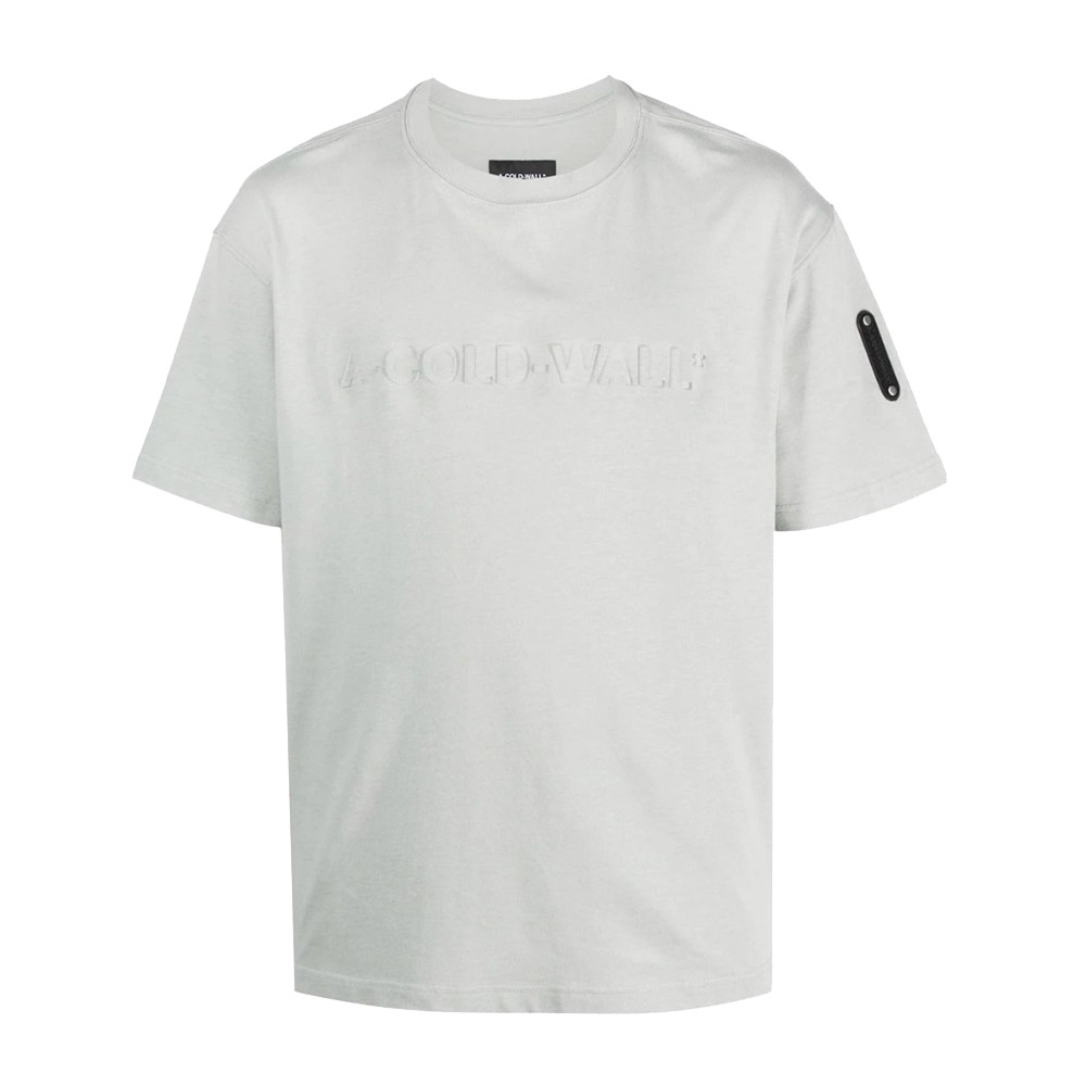 a cold wall 英国品牌acw冷墙 夏季纯色浮雕字母logo印花短袖t恤