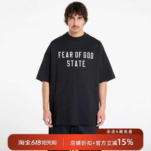 正品Fear Of God Essentials 26SS字母印花短袖T恤男女同款