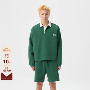 POLO衫 SUMMER 潮流拼色字母印花设计长袖 25FW GAMES