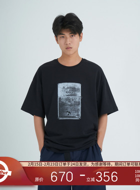 PEACEMAKER OAMC® 25春夏 军事风时装户外印花短袖T恤男女同款