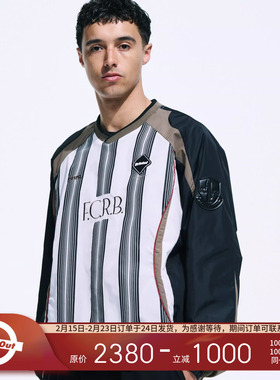 F.C.Real Bristol 25秋冬 复古运动风条纹撞色拼接 FCRB 套头夹克