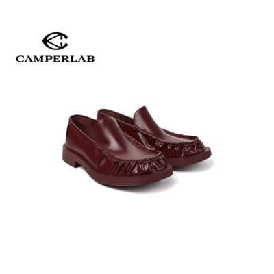 【正品现货】CAMPERLAB 看步 26SS 女士1978复古小牛皮方头乐福鞋