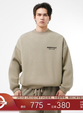 FOG Essentials 24FALL HOLIDAY 撞色大LOGO烫标卫衣圆领套头衫