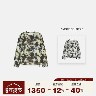 PEACEMAKER OAMC® 25秋冬 时装宽松圆领迷彩印花卫衣