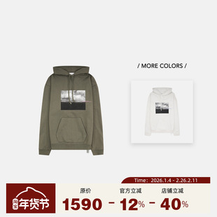 PEACEMAKER OAMC® 25秋冬 星形字母印花宽松连帽卫衣