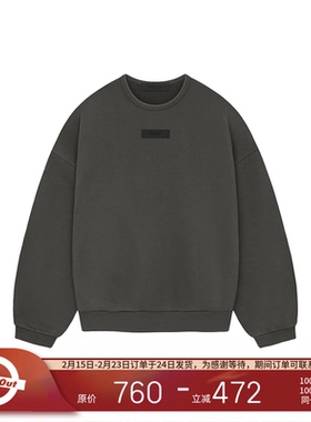 Fear Of God Essentials  四色圆领字字母印花卫衣