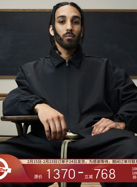 Fear Of God Essentials FALL24 大学系列主线同款翻领夹克外套