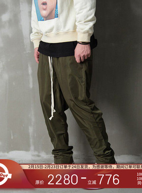 ARNODEFRANCE 男士小众设计潮流百日常搭抽绳运动休闲裤长裤