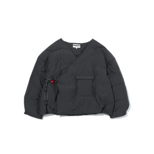 F/CE.  和服式交叠机能轻量城市休闲保暖棉服外套