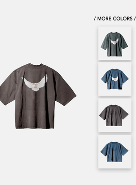 YEEZY x GAP 三方联名 DOVE 3/4 Kanye同款7分袖/5分袖短袖合辑