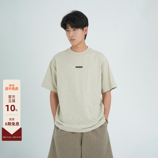 Essentials God 25SS LOGO烫标字母印花短袖 Fear T恤男女同款