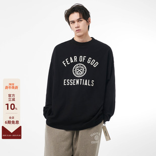 撞色弧形小LOGO印花百搭长袖 FOG HOLIDAY 24FALL T恤 Essentials