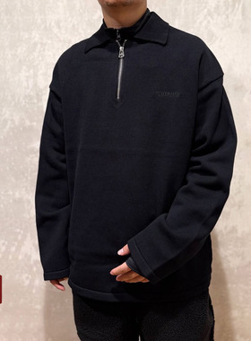 PEACEMAKER 25FW 军事风休闲针织长袖POLO衫