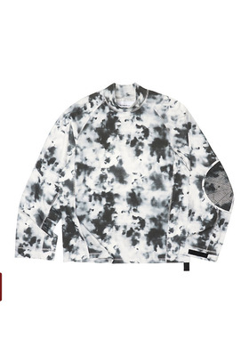 PEACEMAKER 25FW 军事风时装机能风泼墨针织长袖T恤