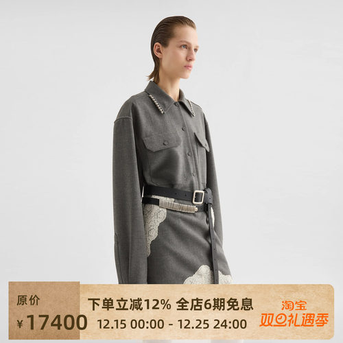 JILSANDER25FW多袋饰长袖衬衫