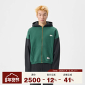 SUMMER 秋拼色唛标拉链运动卫衣连帽帽衫 GAMES 25FW