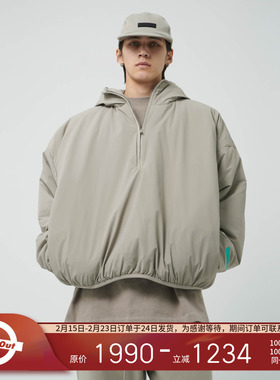 Fear Of God Essentials Drop2 多色连帽半拉链棉服夹克