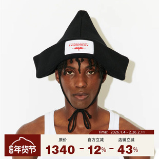 Charles Jeffrey LOVERBOY 25SS 日式纸船造型武士针织毛线帽冷帽