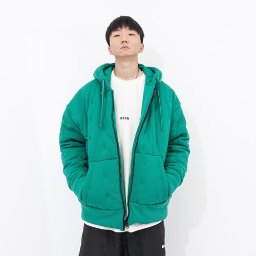 MSGM潮流连帽棉服棉衣夹克外套