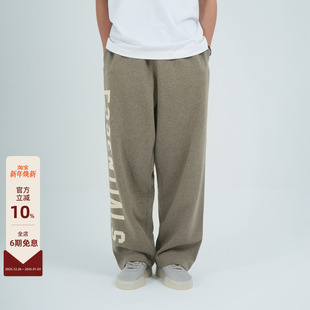 Essentials God 25SS 撞色侧边大LOGO印花阔腿休闲裤 Fear 长裤