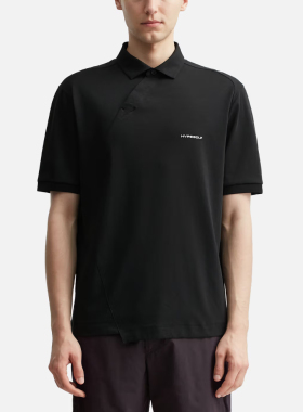 【优雅运动】HYPEGOLF X PAF 不对称剪裁设计POLO不对称短袖T恤