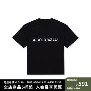 A COLD WALL 英国品牌ACW冷墙 夏季经典字母LOGO印花简约短袖T恤