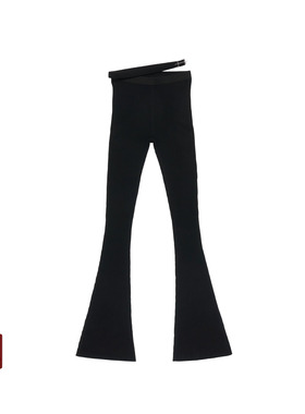 HELIOT EMIL 北欧先锋机能25SS 夏季女士纯色简约微喇休闲裤长裤