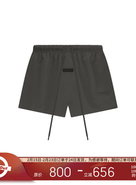 Fear Of God Essentials 24春夏 暗黑尼龙百搭抽绳休闲运动短裤