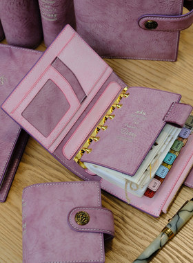 原创高定在逃公主ALASKA公主日记雾蜡真皮A6A7A5slim活页定页手帐