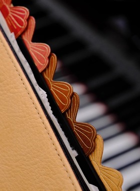 原创复古暖色mbox烫金蝴蝶结分隔页A5A6A7奇葩A5slim手工索引5张