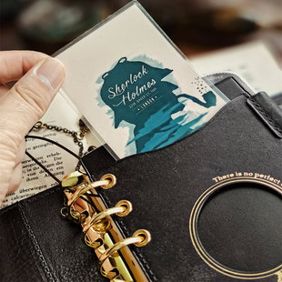 QY福尔摩斯呆卡小卡A5A6A7奇葩M5方方子A5slim手工塑封分隔页索引