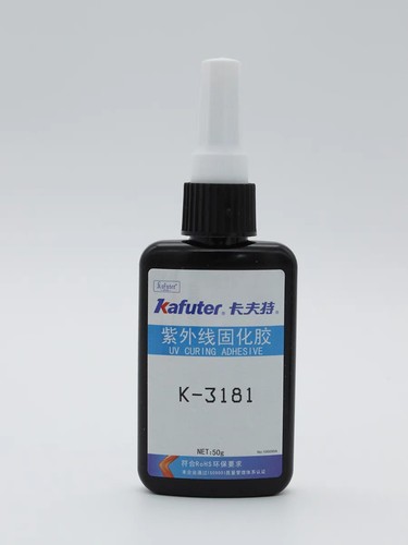 卡夫特K-3181无影胶UV胶亚克力胶有机玻璃胶排线补强引线固定250g