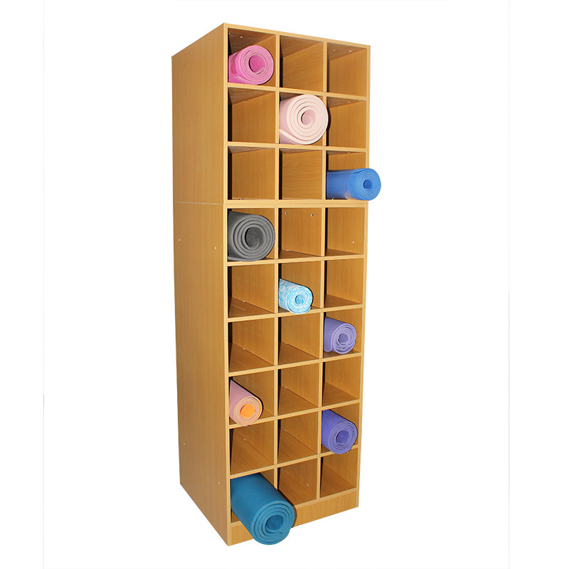 定制瑜伽垫毯收纳柜架筐神器篮筒箱置物架子运动器材用品工具落地