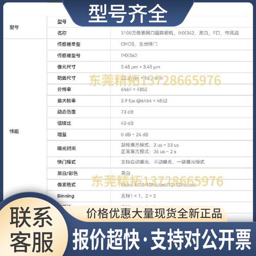 MV-CH310-10GM-F-NF 工业相机 3100议价
