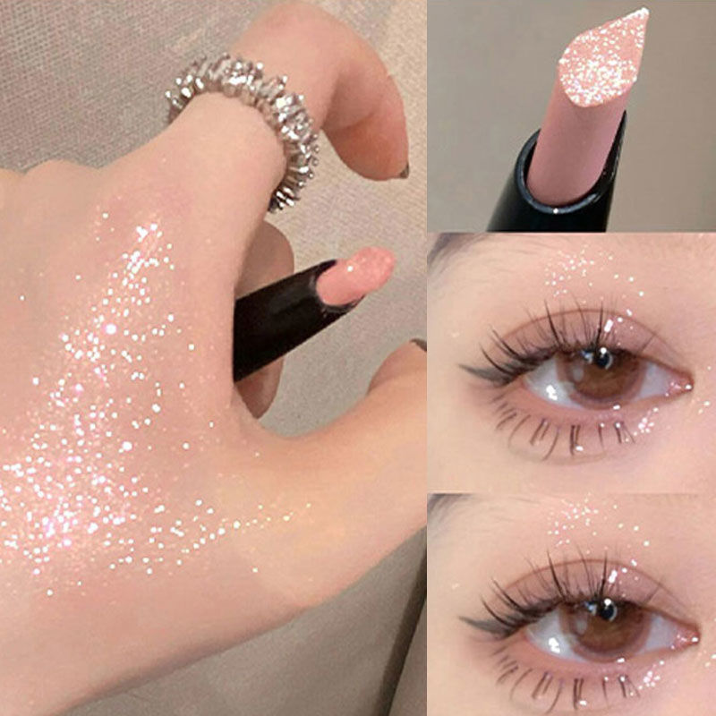 闪闪清透爆闪碎钻冰钻卧蚕眼影棒