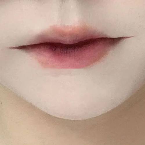 肉色雾面持久哑光勾勒唇形防水