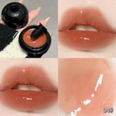 mini罐大容量 唇蜜固体镜面水光唇部口红唇泥素颜 拿捏果冻唇罐装