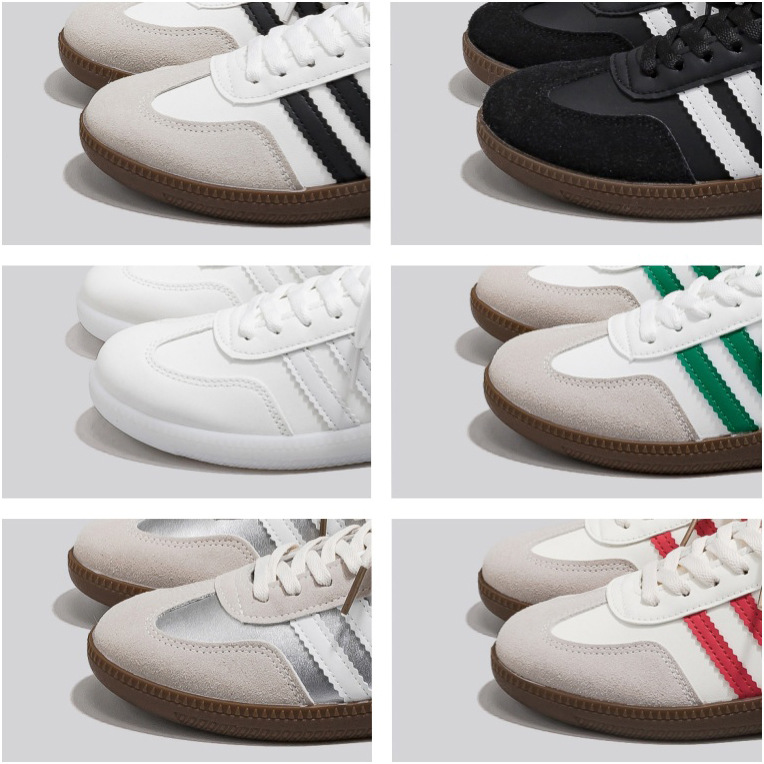 百搭情侣德训鞋ins韩版平底板鞋男女时尚休闲运动鞋阿甘鞋女批发