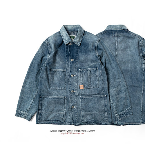 REDCLOUD 赤芸 季节限定 复古洗水 日本面料 经典丹宁夹克 2700VW