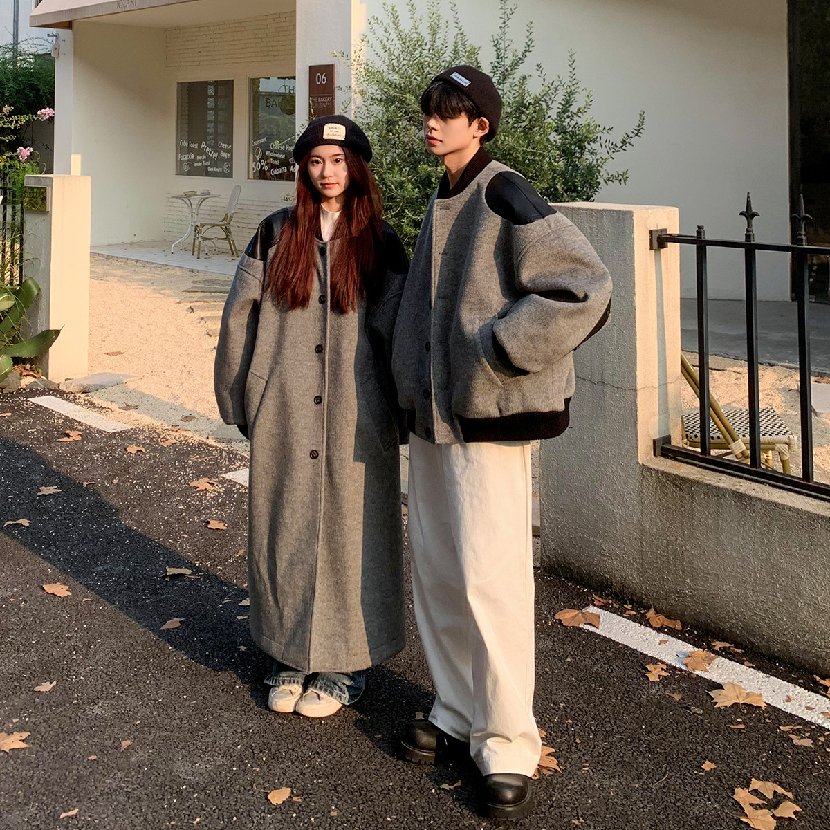 白口阳【巴赫旧约】短款中长款韩版冬季保暖夹克棉服外套男女同款