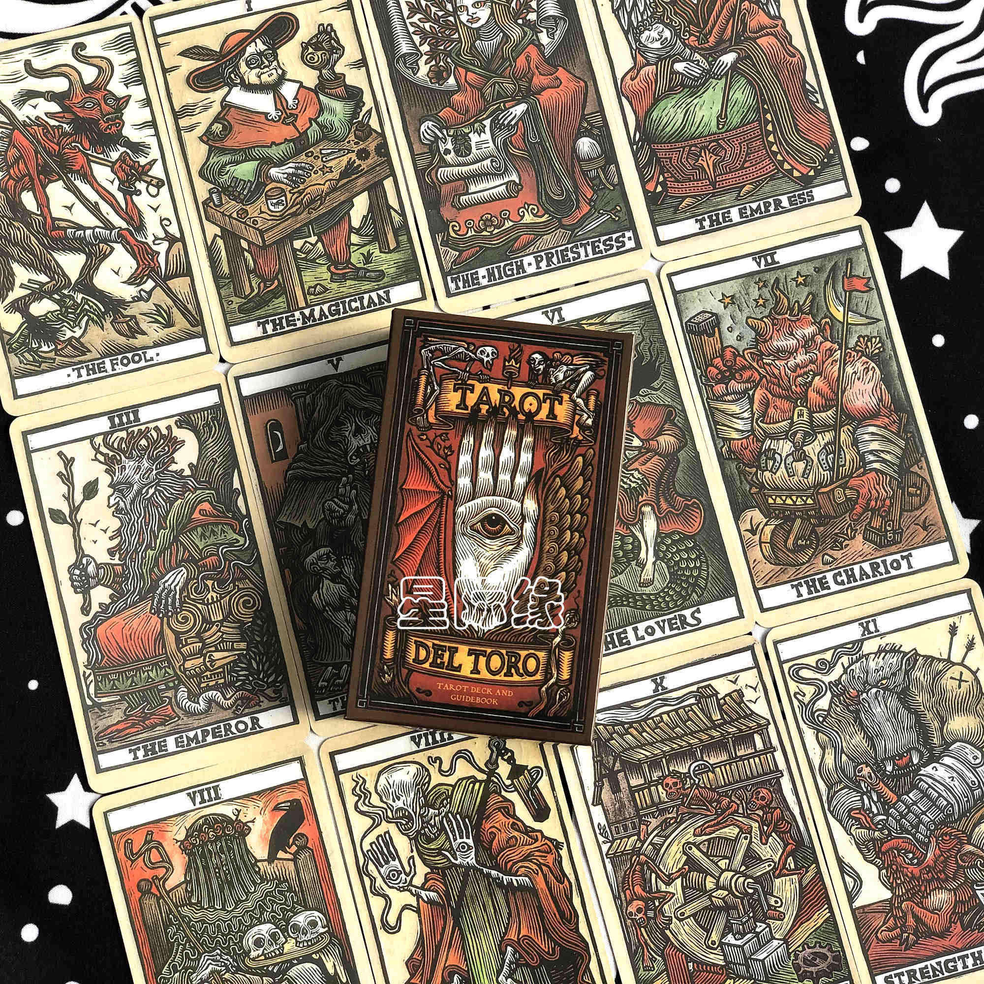 包邮  tarot del toro 吉列尔莫德尔·托罗塔罗牌 马赛体塔罗